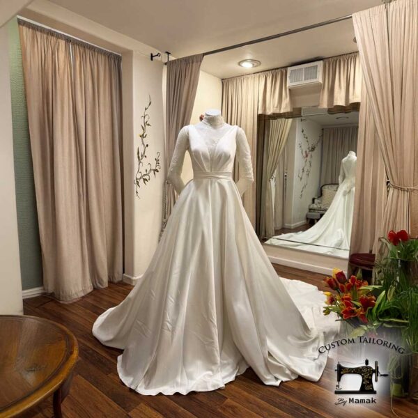 White wedding dress