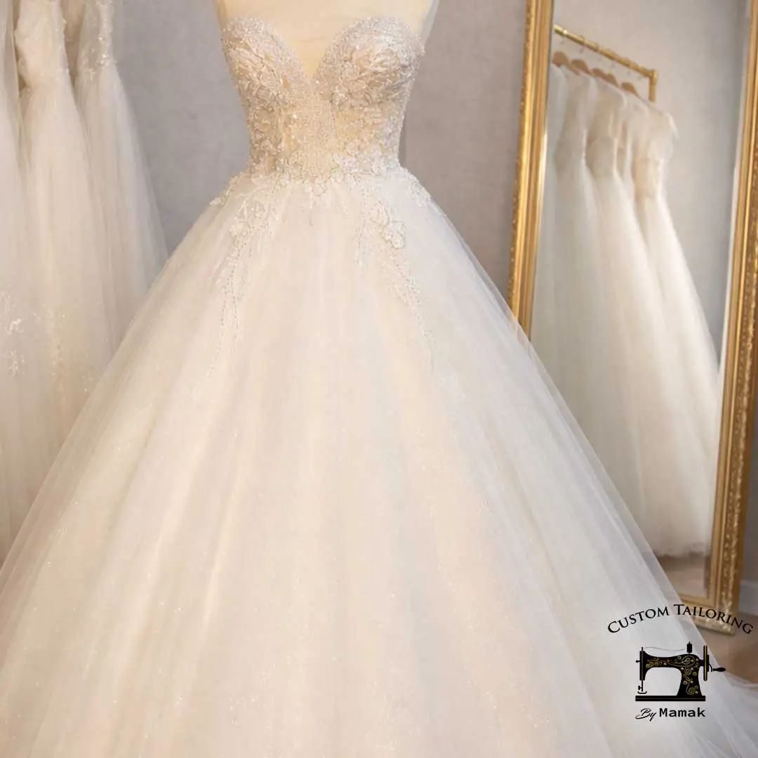 Aurora Grace – Princess Wedding Dress with Sweetheart Neckline
