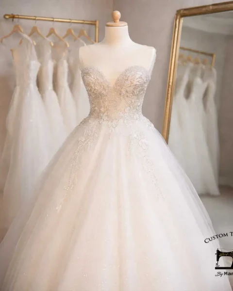 Aurora Grace – Princess Wedding Dress with Sweetheart Neckline