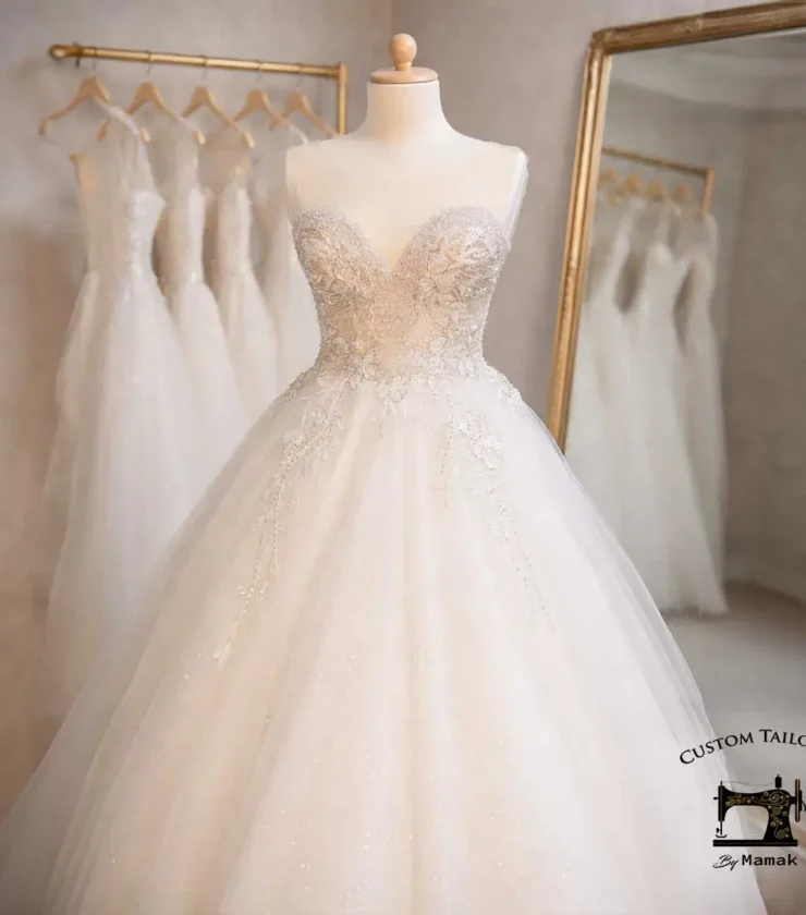 Aurora Grace – Princess Wedding Dress with Sweetheart Neckline