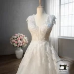 Aurora Lace Illusion Gown